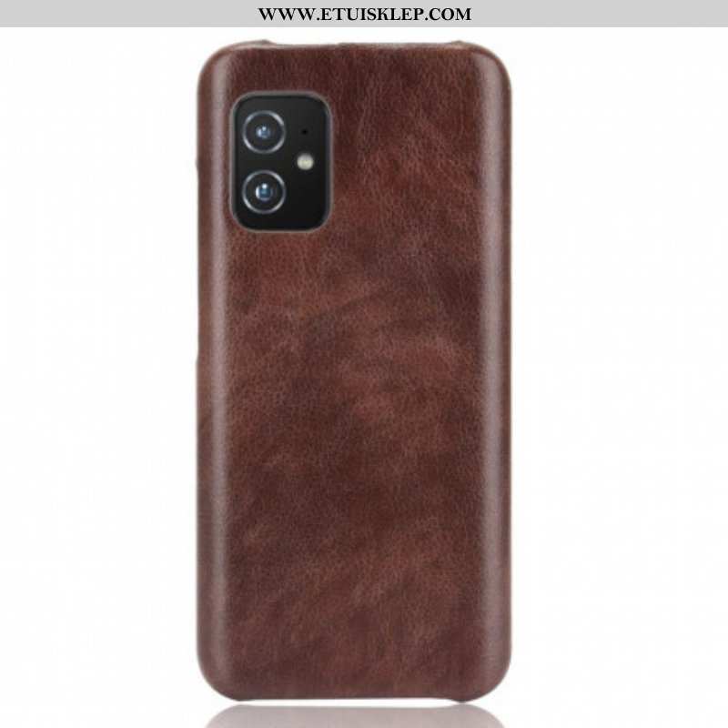 Etui do Asus Zenfone 8 Efekt Skóry Liczi